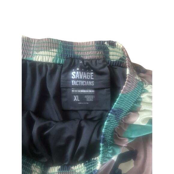 Savage Tacticians Women's XL Silkies Athletic Shorts Lined Camo‎ God's Plaid - Picture 3 of 4